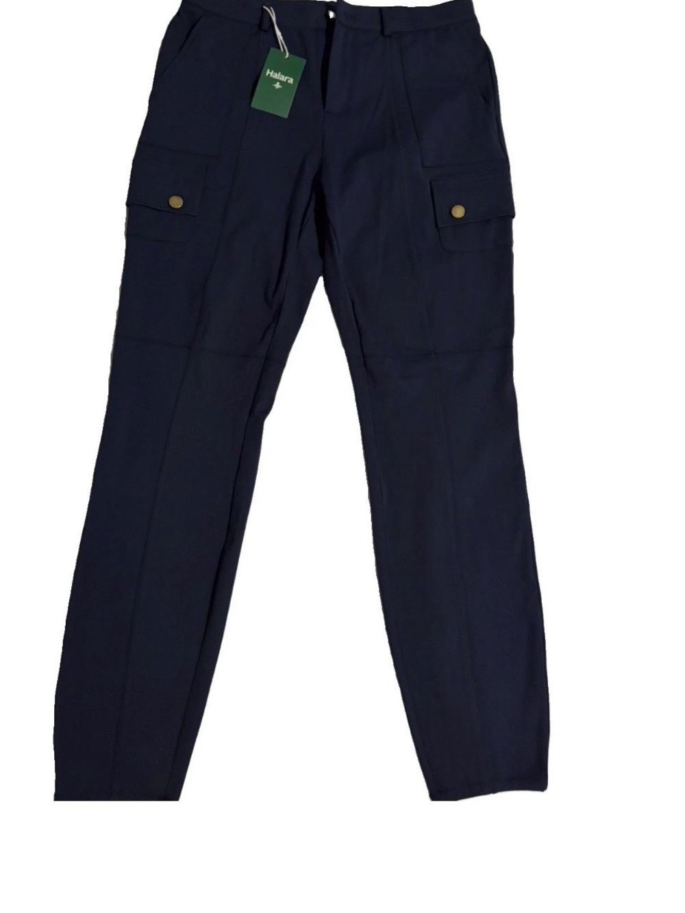 Halara Daystretch High Waisted Skinny Cargo-Size Large - Midnight
Blue- NEW